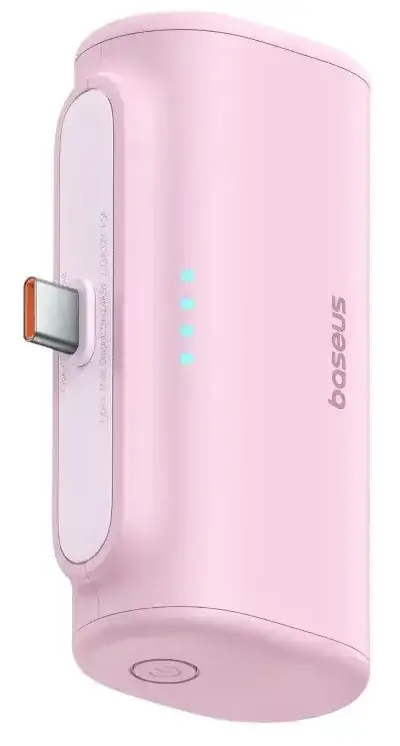 Батарея портативная BASEUS Compact Fast Charging Type-C Edition P10068306413-00 5000 mAh 20W Pink