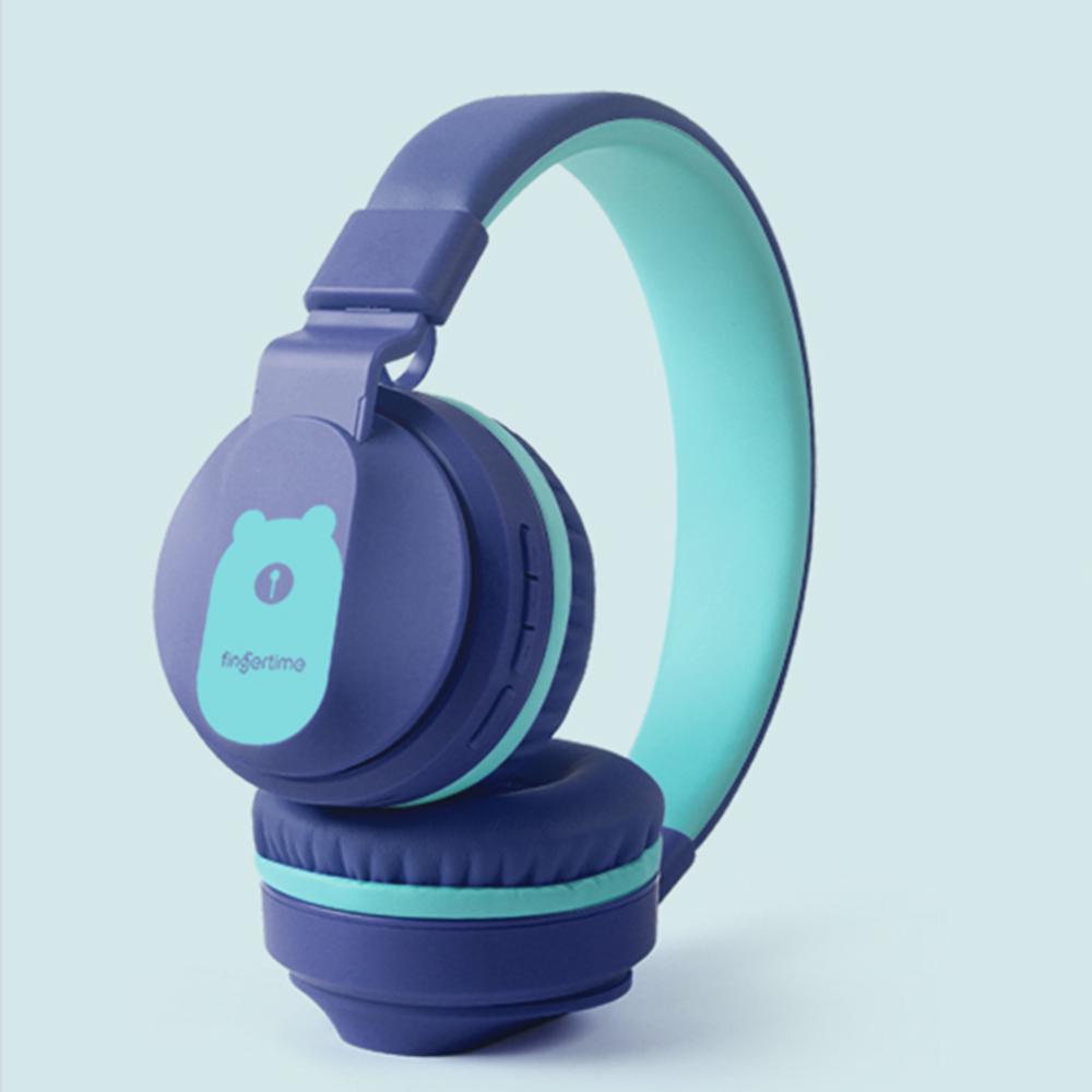 Беспроводные детские наушники Fingertime Bobo+ Синий