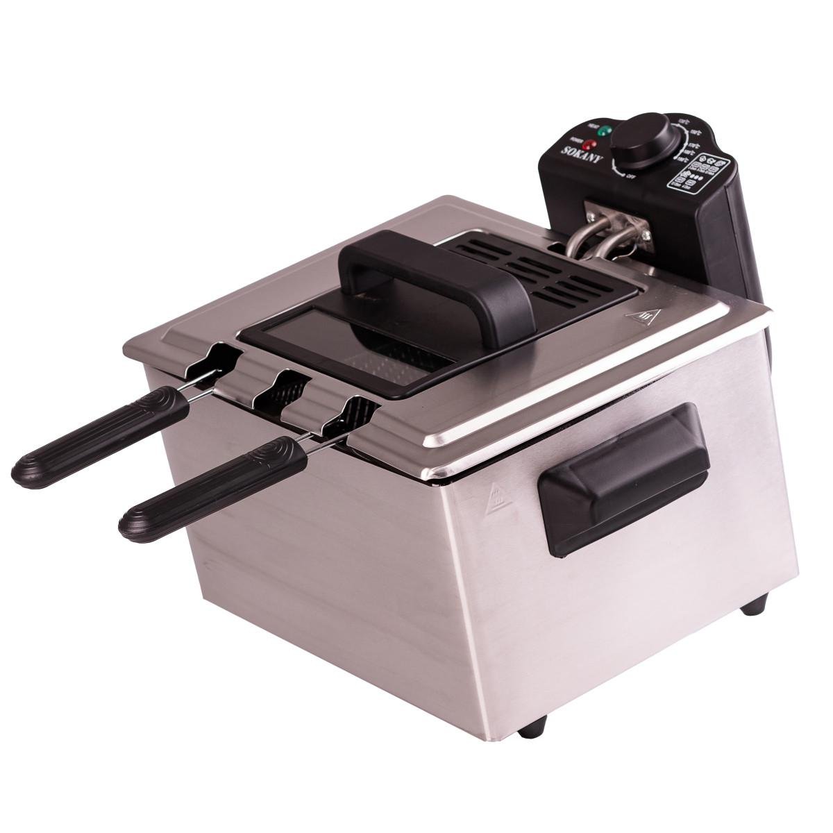 Фритюрниця Sokany WJ801 електрична на 5 л (7252)