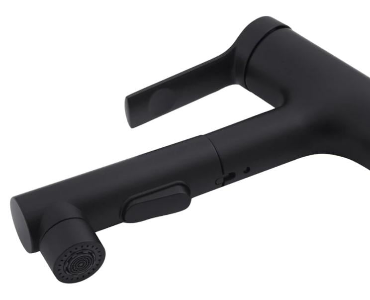 Смеситель для раковины Kroner KRP Edelstahl Klassisch с выдвижным изливом SCH030-T (60067) - фото 4