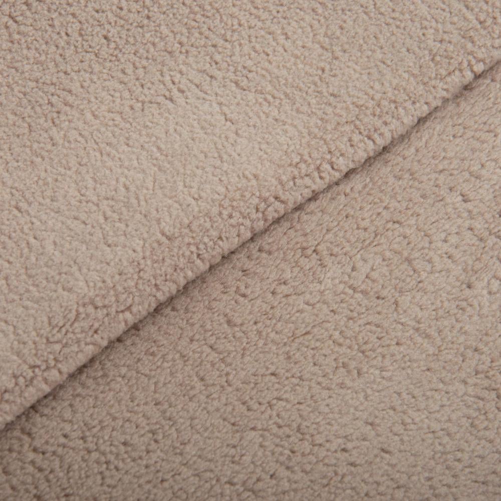 Тканина фліс преміум Тедді 360 г/м2 140 см Бежевий (26627) - фото 2 Тканина фліс преміум Тедді 360 г/м2 140 см Бежевий (26627) - фото 2