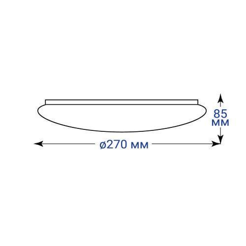 LED-светильник накладной Feron AL588 12W 960 Lm 5000K (27549414) - фото 3 LED-светильник накладной Feron AL588 12W 960 Lm 5000K (27549414) - фото 3