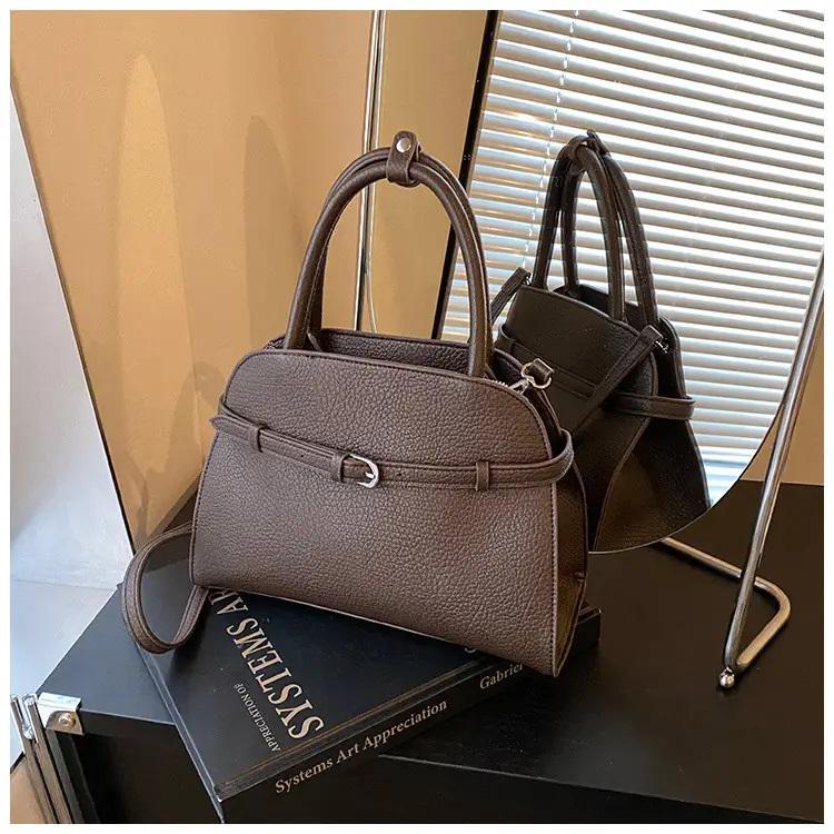 Женская сумка S6704-3 Темно-коричневый