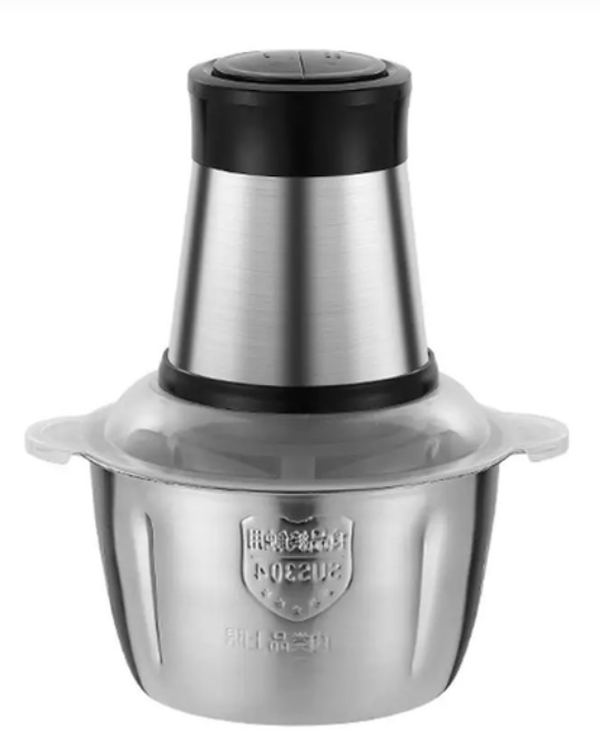 Подрібнювач Crownberg CB-5754 ​​2 швидкості 3000 Вт 3 л Сріблястий (2762185368)