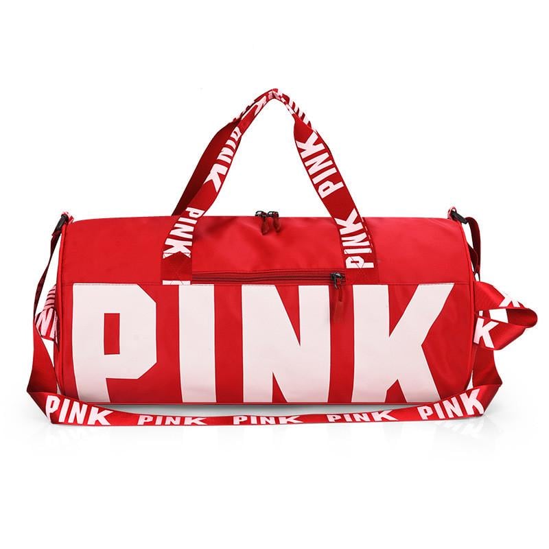 Сумка спортивна жіноча Pink сумка для фітнесу Червоний (IBS145R)