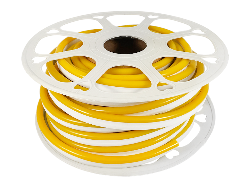 Неон світлодіодний AVT 55 8x16 мм 12V 8 Вт/м IP65 Жовтий (7281)