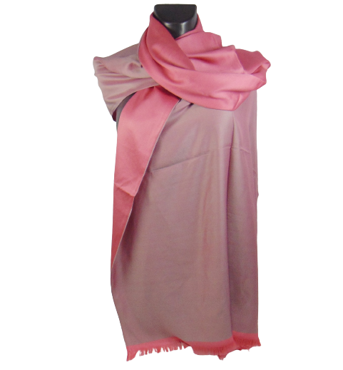 Шарф шелковый Ashma 2A Сливовый/Розовый (1688099088)