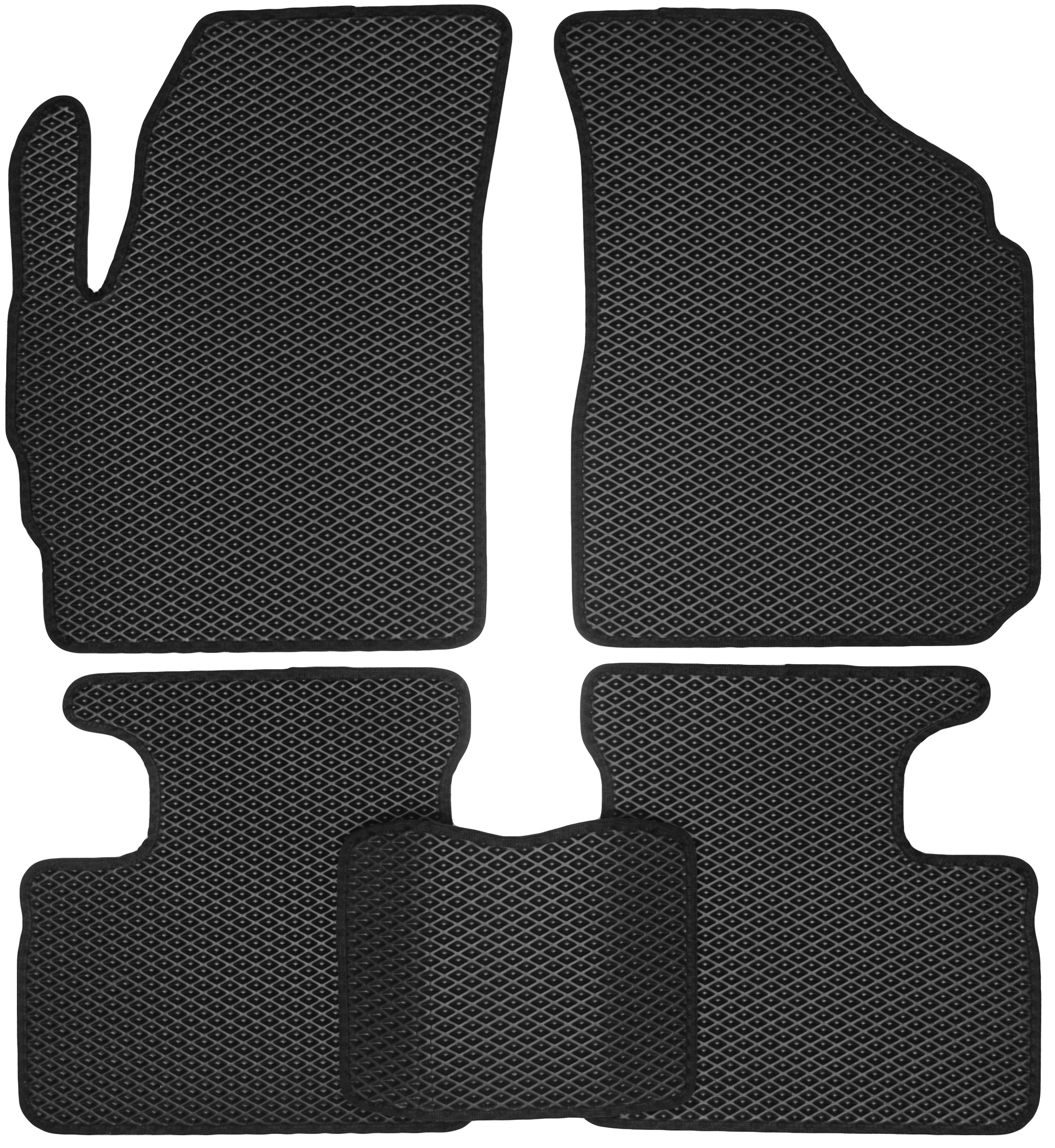 Коврики в салон для Chery Kimo '07-14 EVA-полимерные Черный (149873)