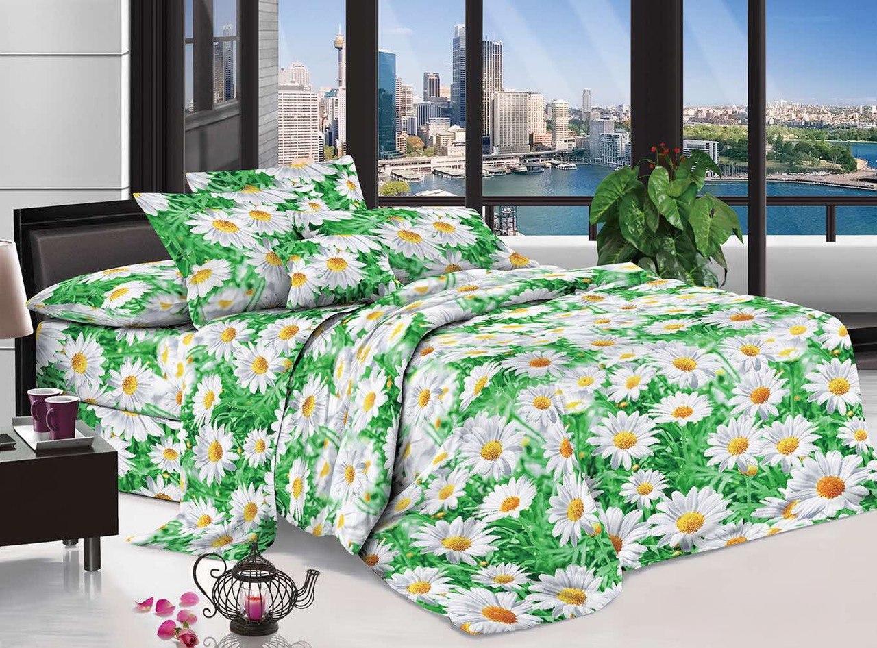 Комплект постельного белья бязь Ромашка полуторный 150х210 см (mc15102911) - фото 1 Комплект постельного белья бязь Ромашка полуторный 150х210 см (mc15102911) - фото 1