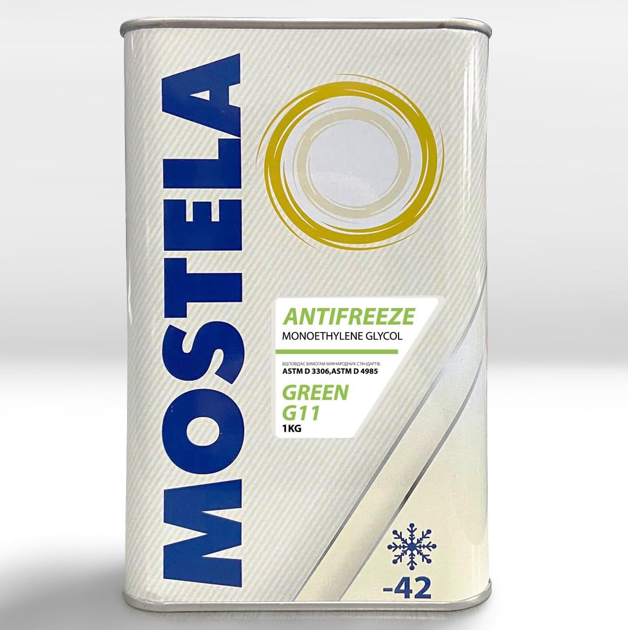Антифриз Mostela G11 1 л Green (29505645)