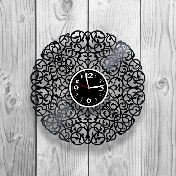 Часы настенные Лофт-ретро 0266 из виниловой пластинки