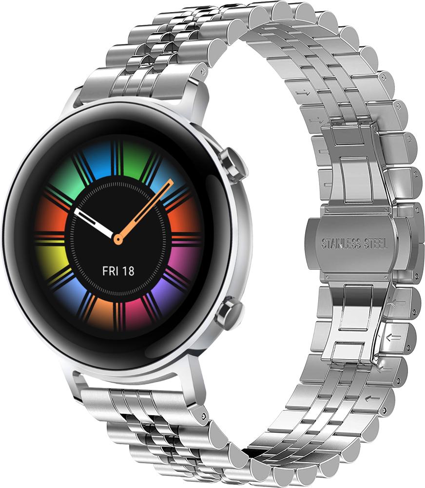 Браслет металлический Stech для Huawei Watch GT 2 42 мм Silver (26900-59)