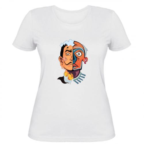 Футболка женская Salvador Dali and Pablo Picasso XL Белый (670380-1-59639-XL)