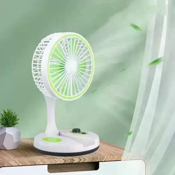 Вентилятор настольный аккумуляторный KC-7900 с LED подсветкой и USB (Jam4869569869)