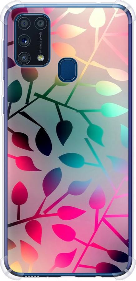 Чехол на Samsung Galaxy M31 M315F Листья (2235sp-1907-42517)