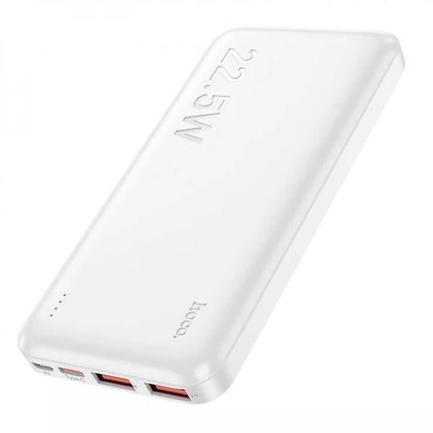 Повербанк Hoco J101 Astute 10000 mAh 22,5W White - фото 2