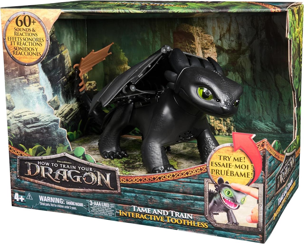 Игровой набор Spin Master Dreamworks Как укротить дракона Укрощай и тренируй Дракон Беззубик