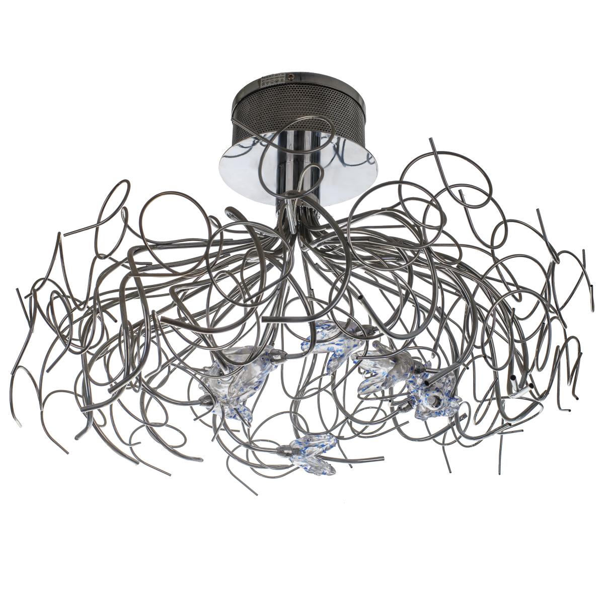 Люстра потолочная Brille BR 01 086/8 галогенная для натяжного потолка