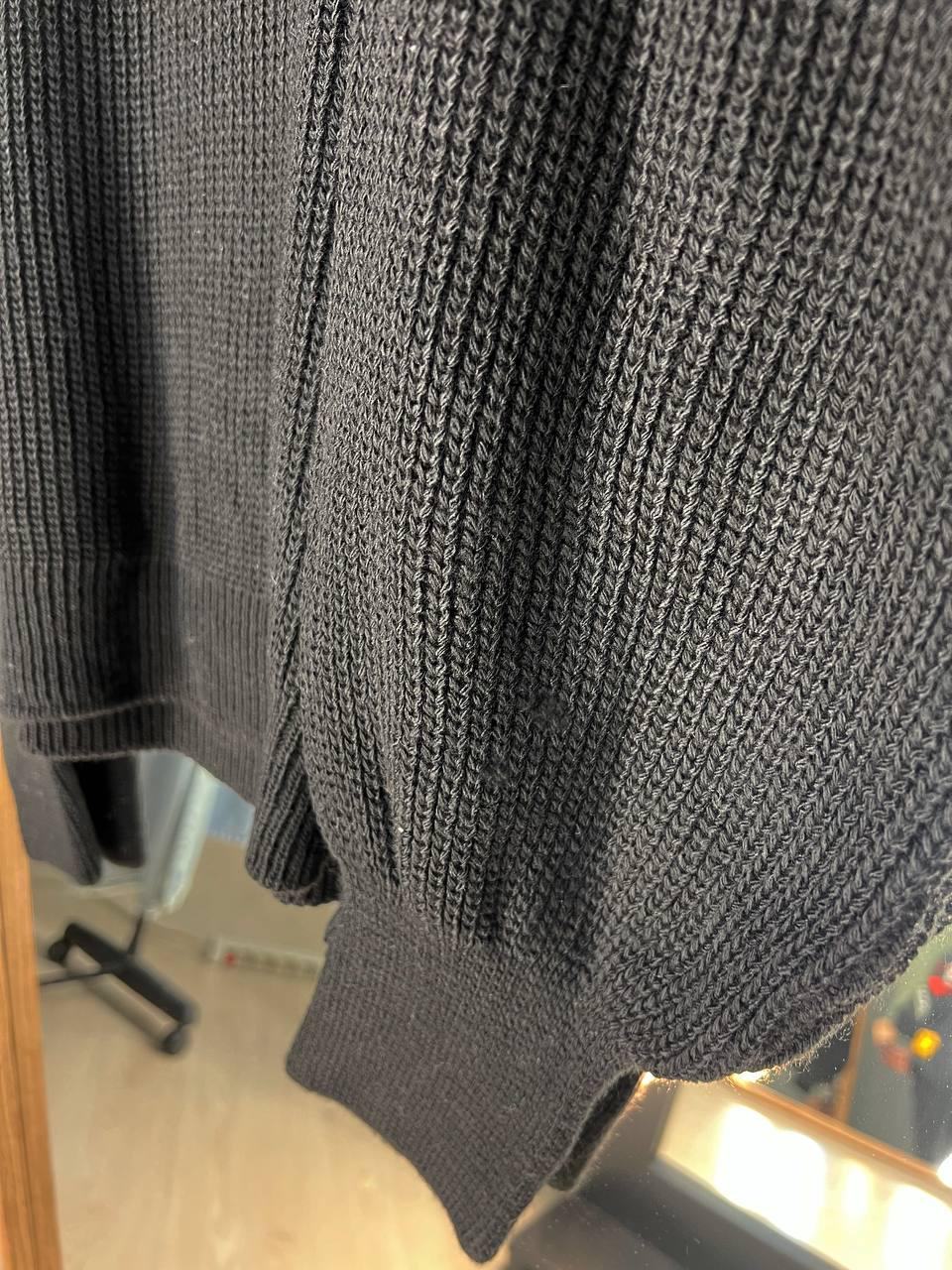 Светр жіночий MIX RAY 6607 широкий подовжений OS Чорний (1037) - фото 7