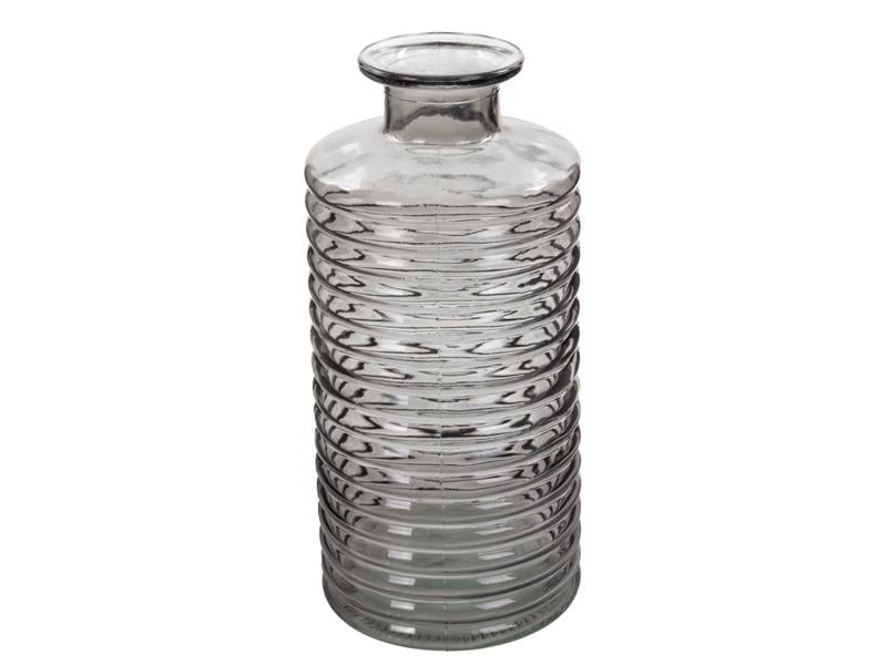 Ваза скляна Lefard Bottlegrey h 31 d 145 см Сірий (804-122)