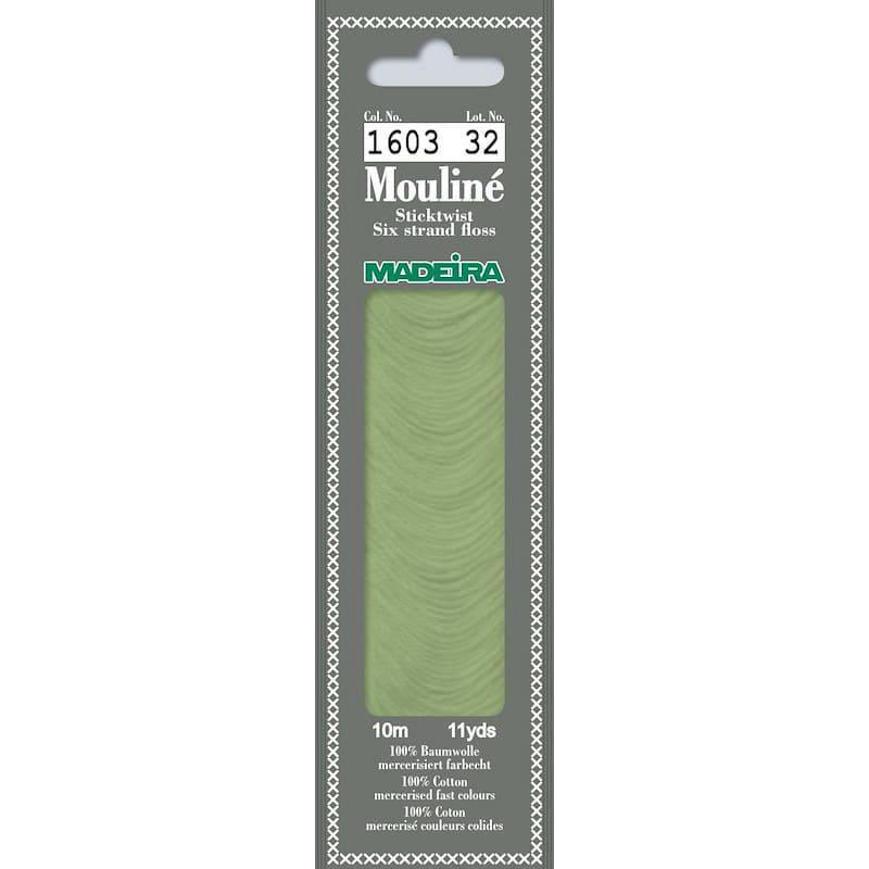 Нитки мулине Madeira 1603 Mouline Хвойный