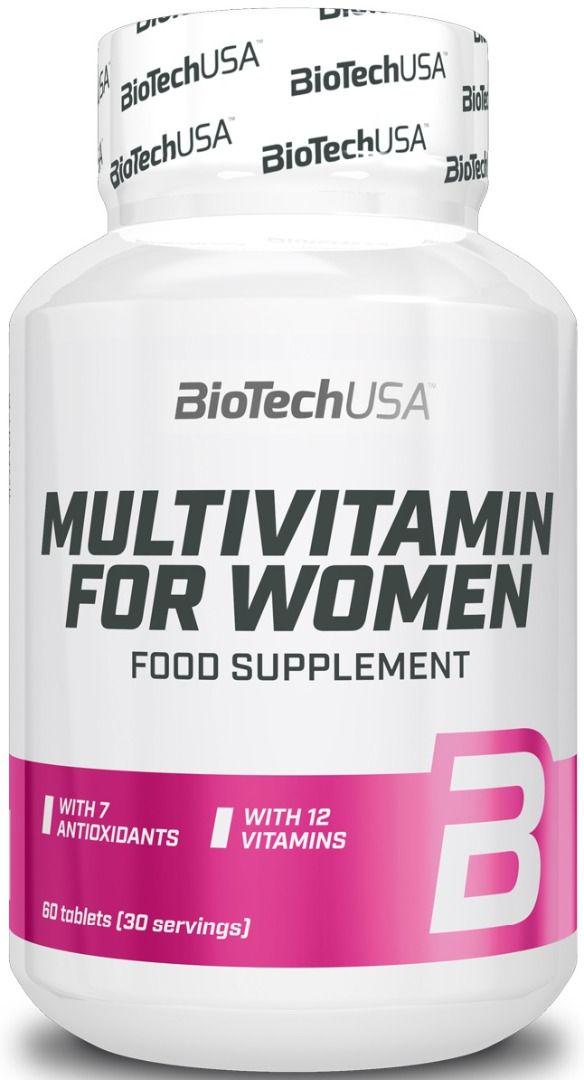 Витаминно-минеральный комплекс для спорта BioTechUSA Multivitamin for Women 60 Tabs - фото 1