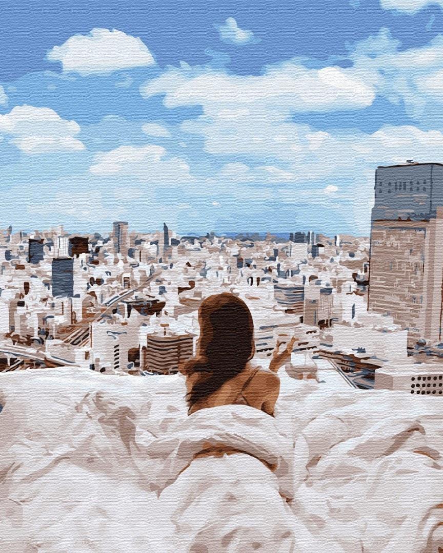 Картина по номерам Brushme PGX34136 Утро в большом городе 40x50 см (1312024461)