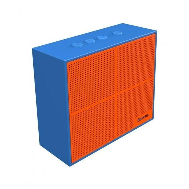 Колонка Baseus Encok E05 Music-cube Wireless Speaker NGE05-91 Bluetooth Red/Blue - фото 1