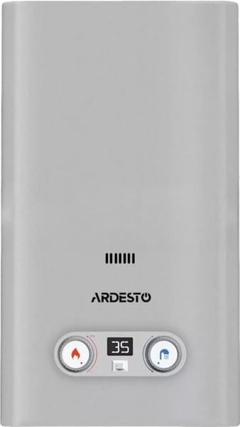 Газовый проточный водонагреватель Ardesto GWH-HB03-10B-STEEL Серебристый