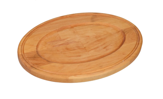 Сковорода чавунна Brizoll порційна овальна HoReCa з дерев'яною овальною підставкою 220х140 мм (H2214-D) - фото 3