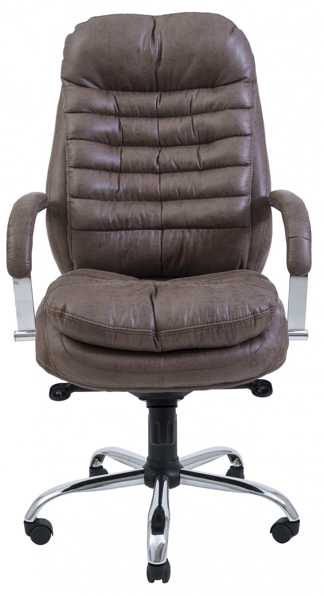 Кресло офисное компьютерное Valencia Creap 05 Хром М2 AnyFix Бежевый - фото 2