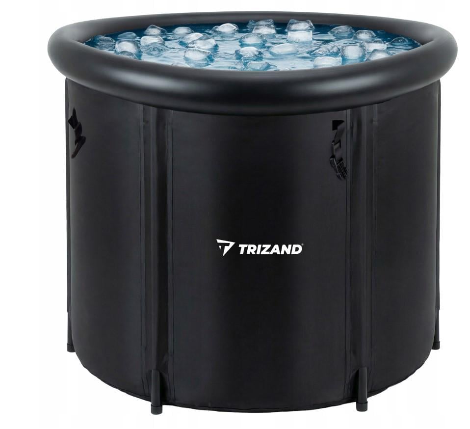 Бочка для купання зимова Trizand 26799 портативна регенераційна гідромасажна на 320 літрів