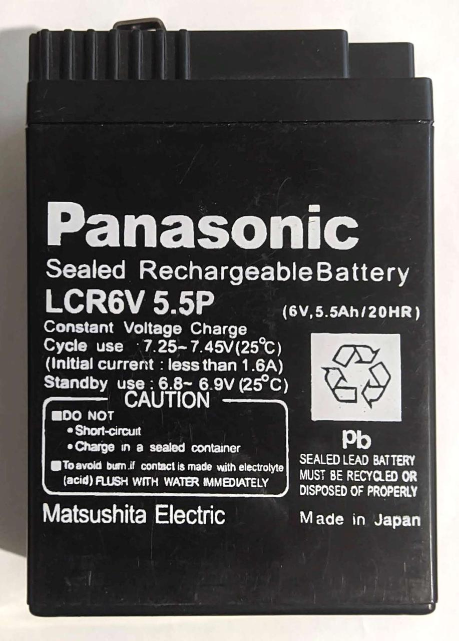 Акумулятор Panasonic 6V 5,5A (29770009)