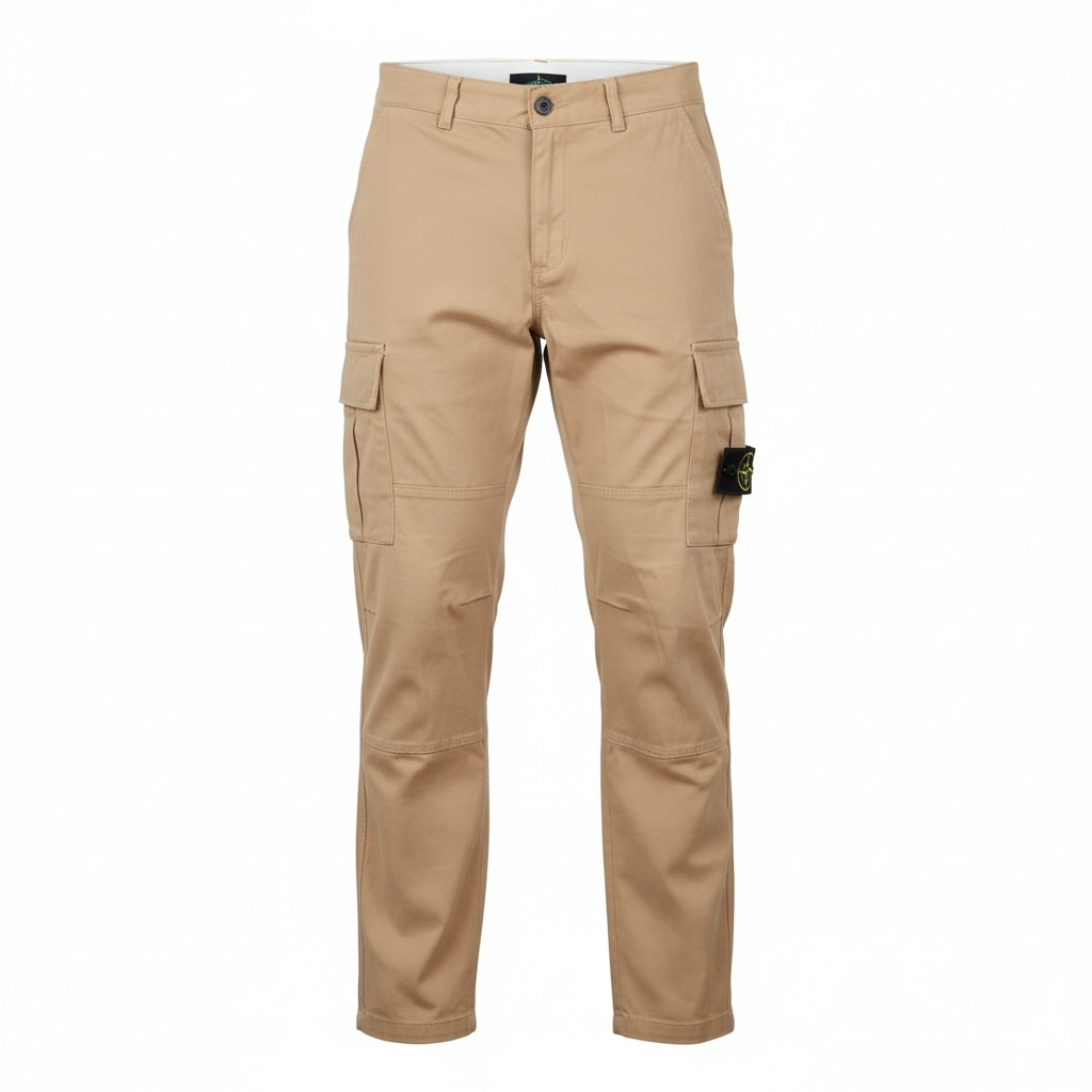 Брюки-карго в стиле Stone Island L Beige (SI17002.2L)