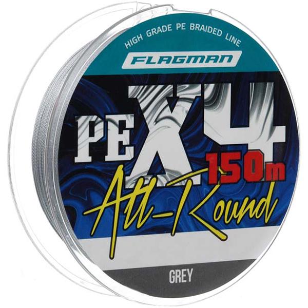 Шнур Flagman All-Round PE X-4 150 м 0,26 мм Grey (X4A-026) - фото 1