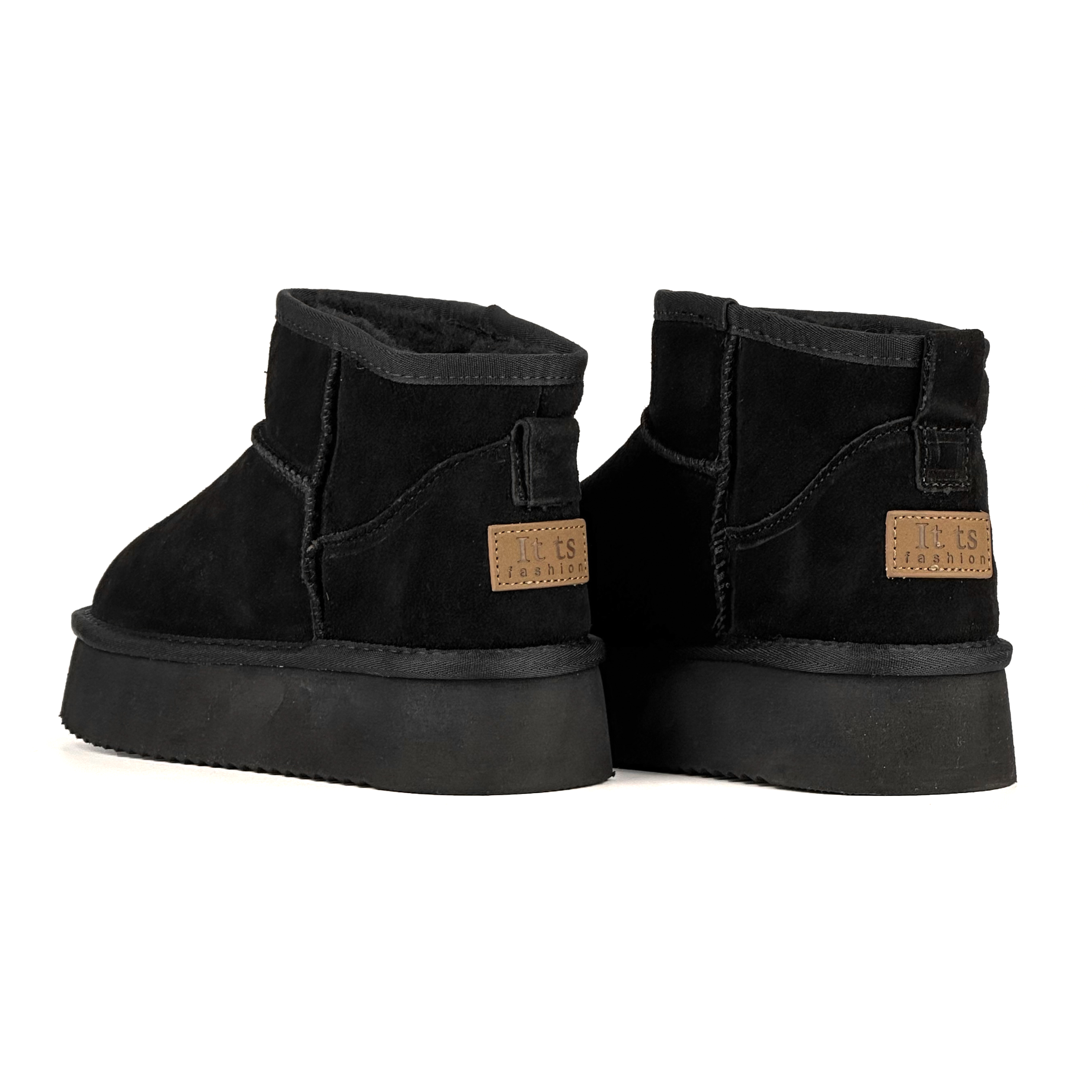 Угги из меха и натуральной замши (A801-40) - фото 3