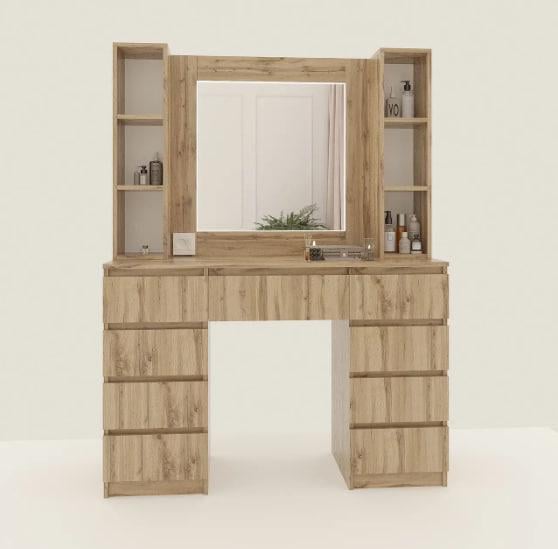 Туалетный столик New and Classic с LED подсветкой ДСП 18 мм 1600x1200x400 мм Дуб Тахо - фото 2 Туалетный столик New and Classic с LED подсветкой ДСП 18 мм 1600x1200x400 мм Дуб Тахо - фото 2