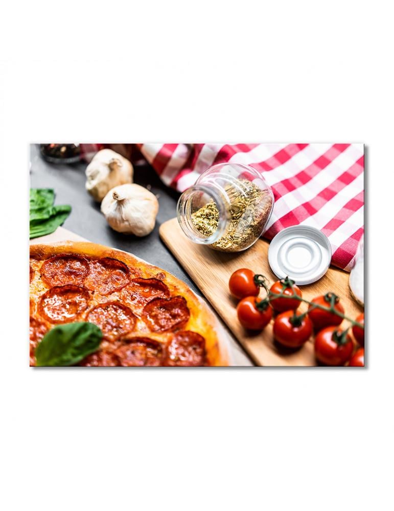 Картина модульная Специи для пиццы Маргарита 1 модуль 70x105 см
