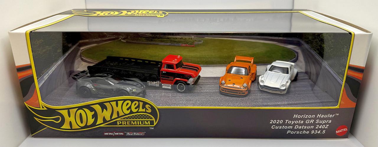 Игрушечные машинки Hot Wheels Premium Toyota Datsun Porsche Horizon Hauler 2025 Track Day Diorama Car Culture (JBM05) Игрушечные машинки Hot Wheels Premium Toyota Datsun Porsche Horizon Hauler 2025 Track Day Diorama Car Culture (JBM05)