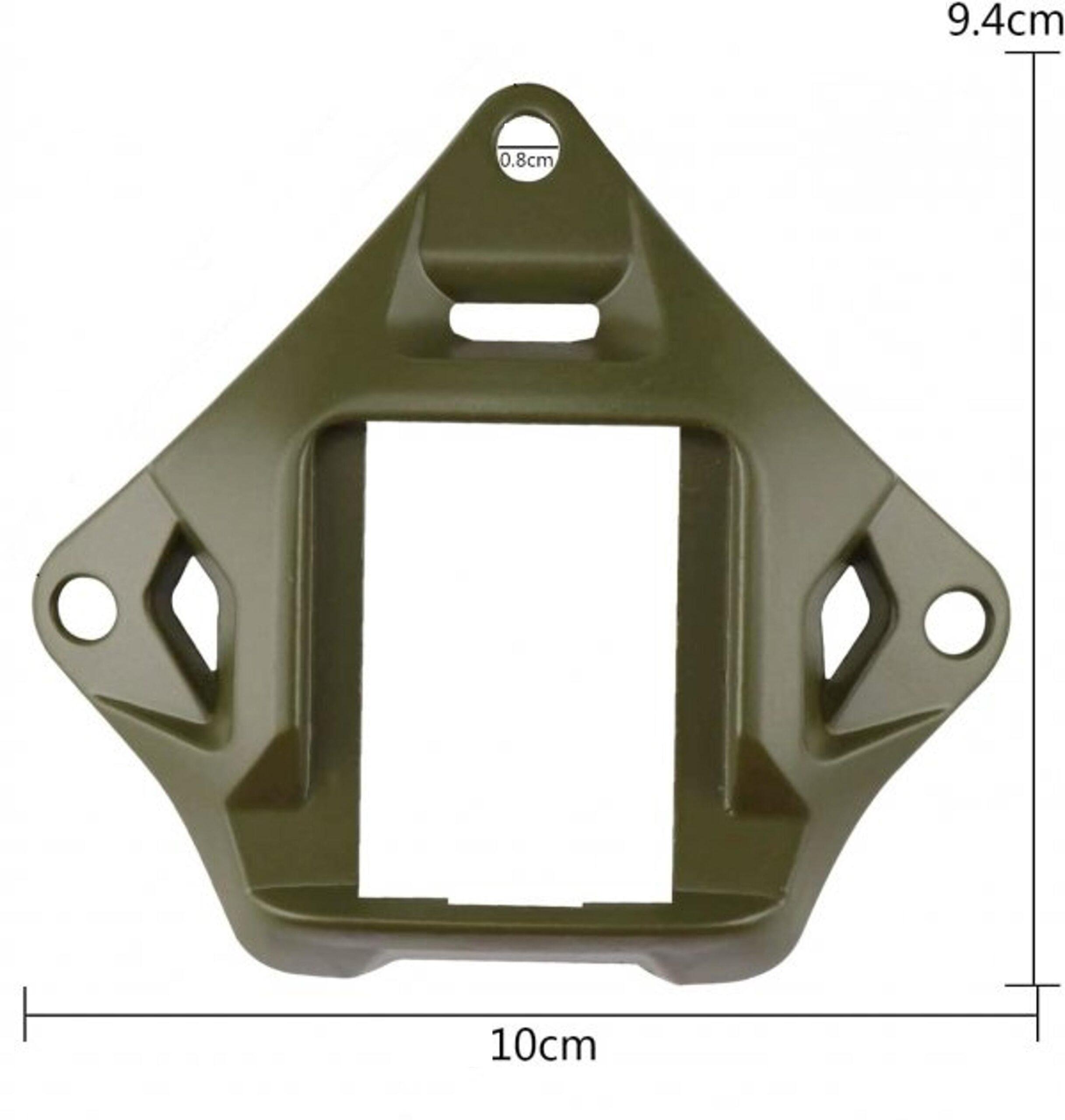 Кронштейн NVG Mount на шлем Олива (Nvg-shroud-Olive) - фото 5