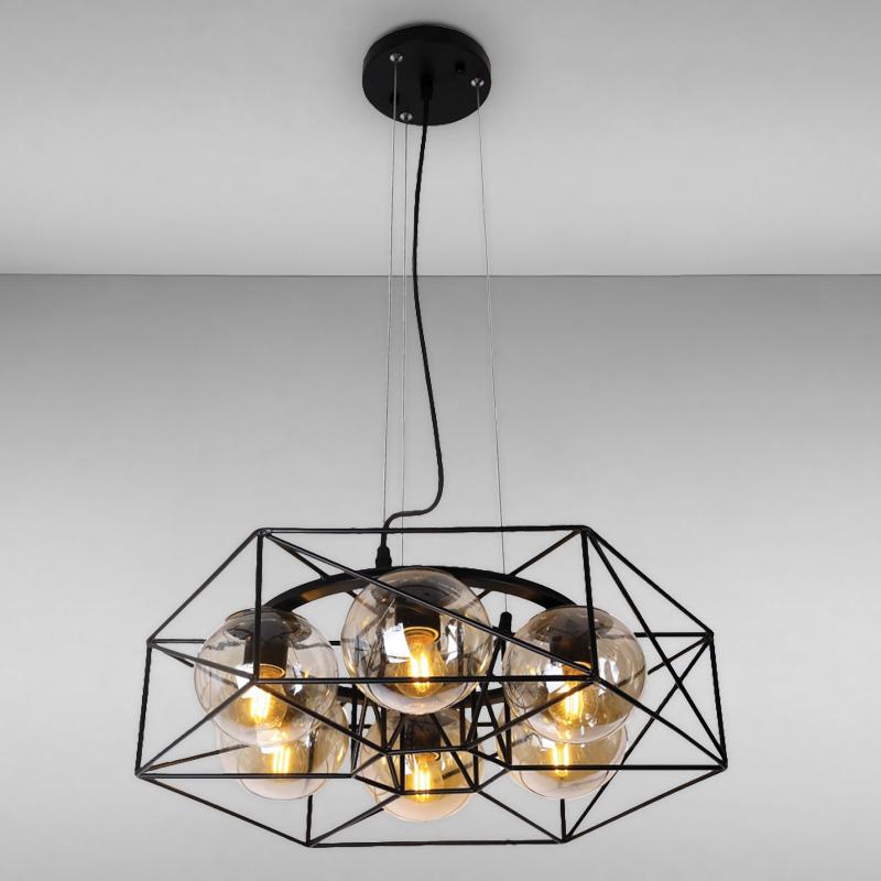 Люстра подвесная Levistella 761LJX06-6 Черный