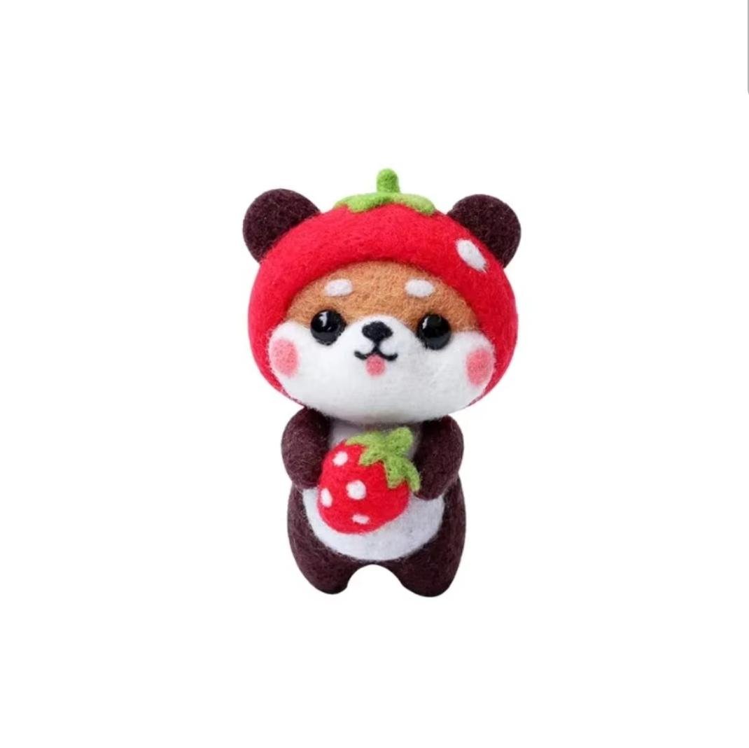 Набор для валяния Зверюшка с клубничкой (2485235305)