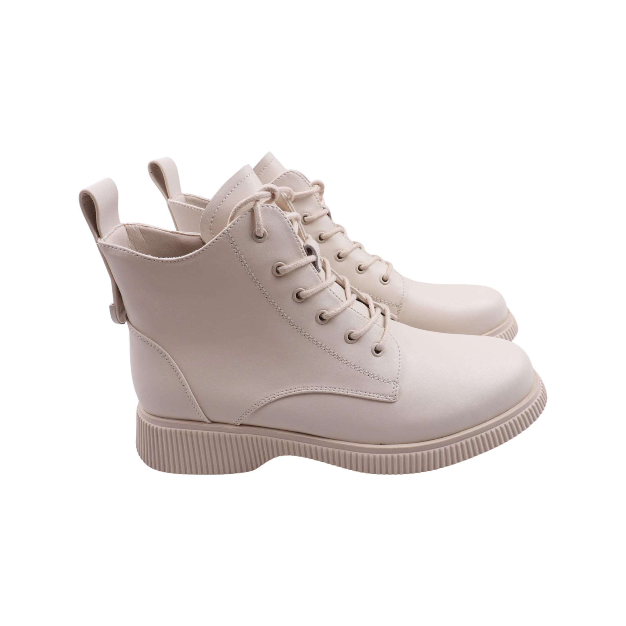 Ботинки женские Renzoni из кожи р. 39 Молочный (812-23DHC)