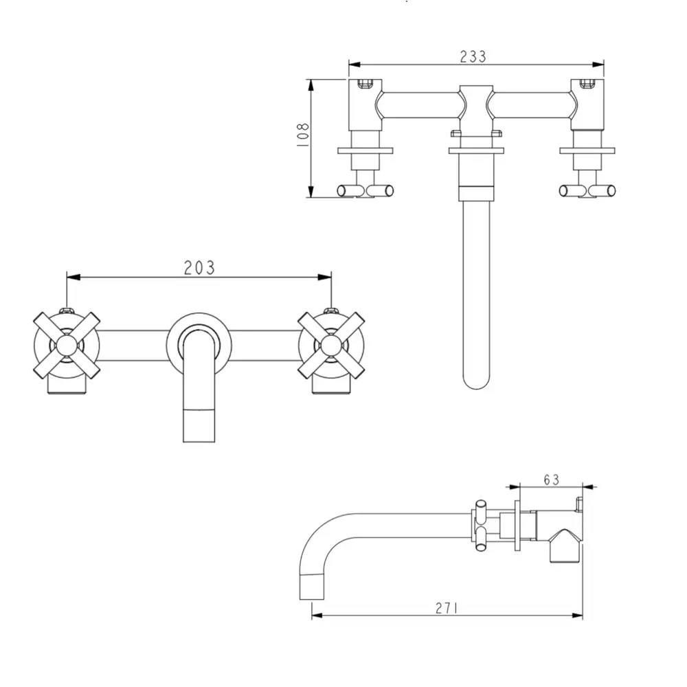 Смеситель для умывальника Wezer VAL10-10 нержавеющая сталь Черный (1044131) - фото 2 Смеситель для умывальника Wezer VAL10-10 нержавеющая сталь Черный (1044131) - фото 2