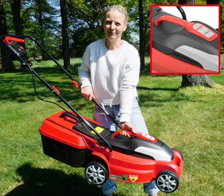 Газонокосилка электрическая HECHT 1434 2415717374 1400 Вт 340 мм - фото 4 Газонокосилка электрическая HECHT 1434 2415717374 1400 Вт 340 мм - фото 4