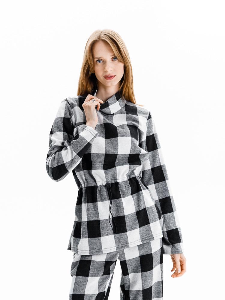 Гольф жіночий з довгим рукавом ЦБ-00235457 р. 44 Чорний (SKT000946074)