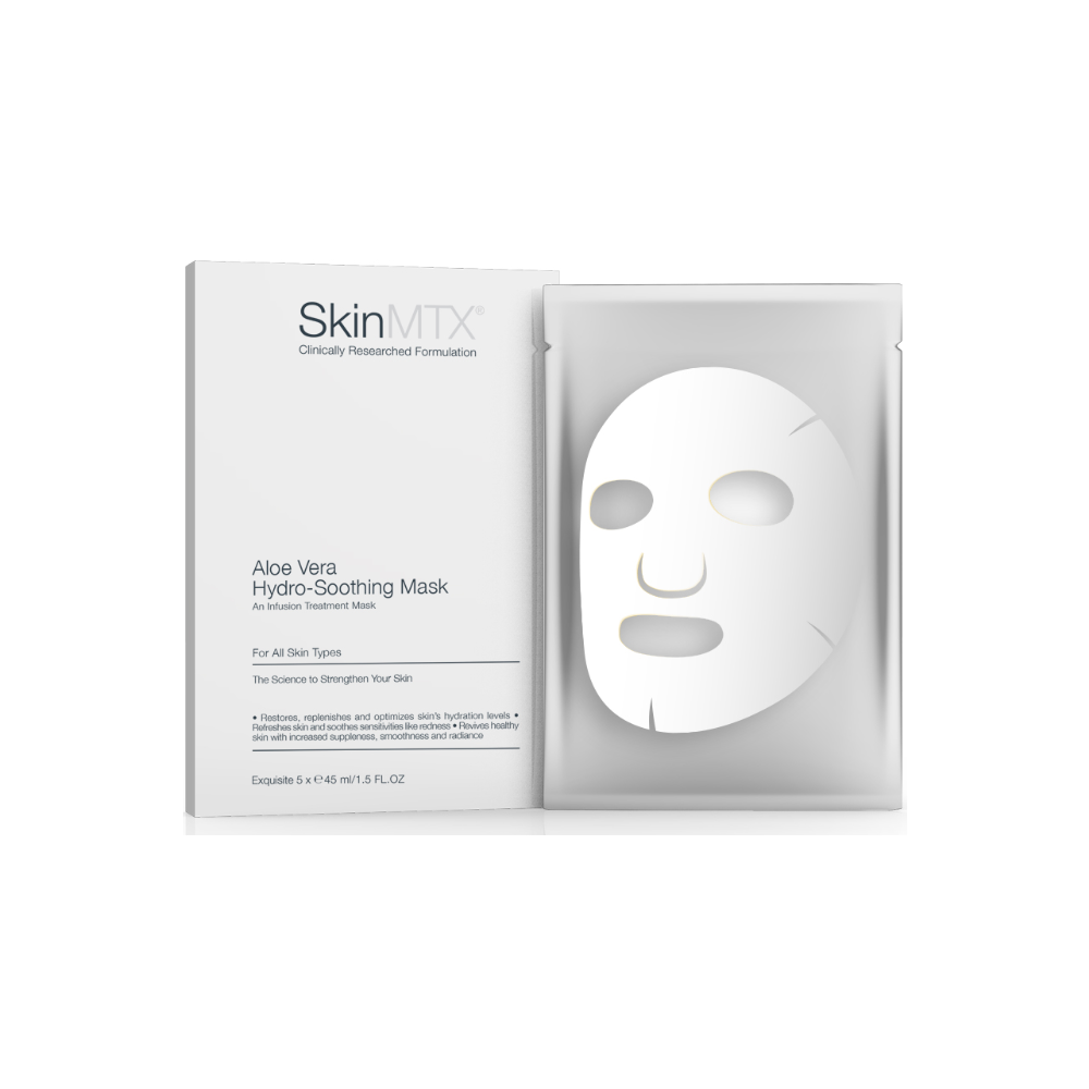 Маска зволожуюча з алое вера SkinMTX Aloe Vera Hydro-Soothing Mask 5x45 мл