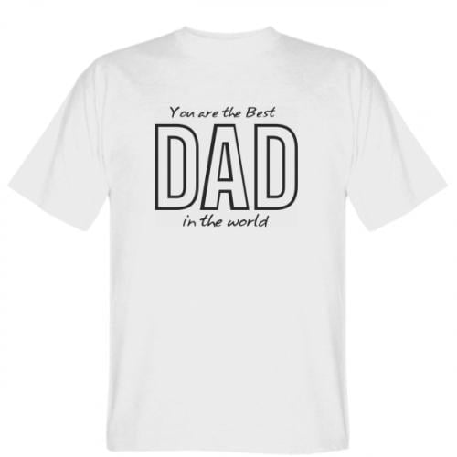 Футболка мужская Stedman Best dad XS Белый (7468519-1-142368-XS)