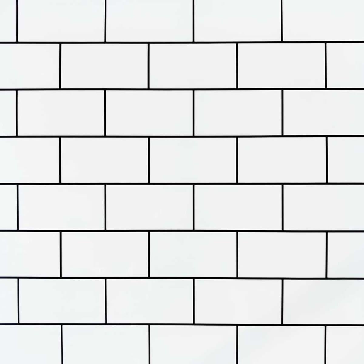 Виниловая плитка Sticker Wall 600х600х1,5 мм кирпич 1 шт. Белый (СВП-208)