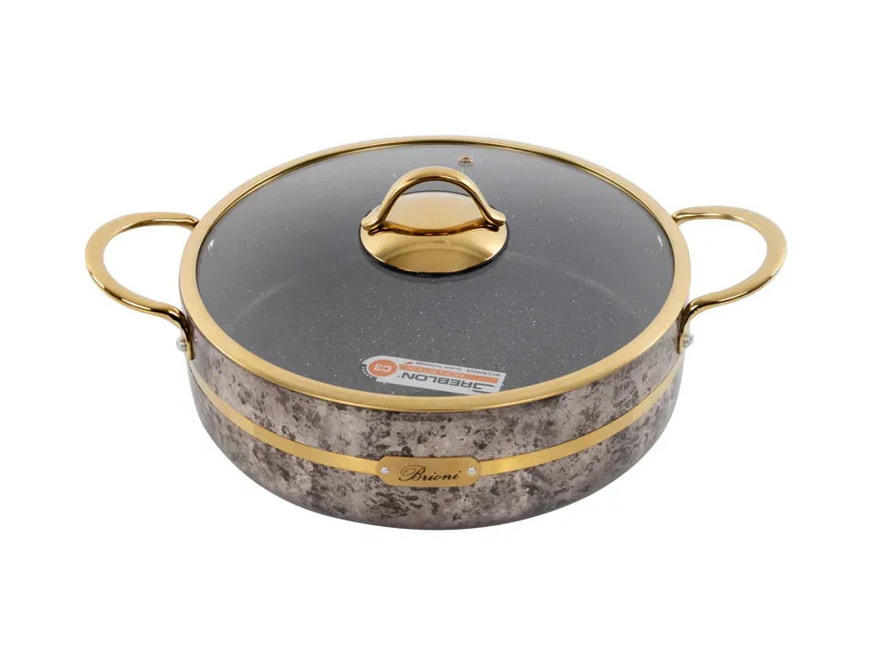 Сотейник антипригарный Brioni Selection Cream 26 см 2,5 л (764-064)